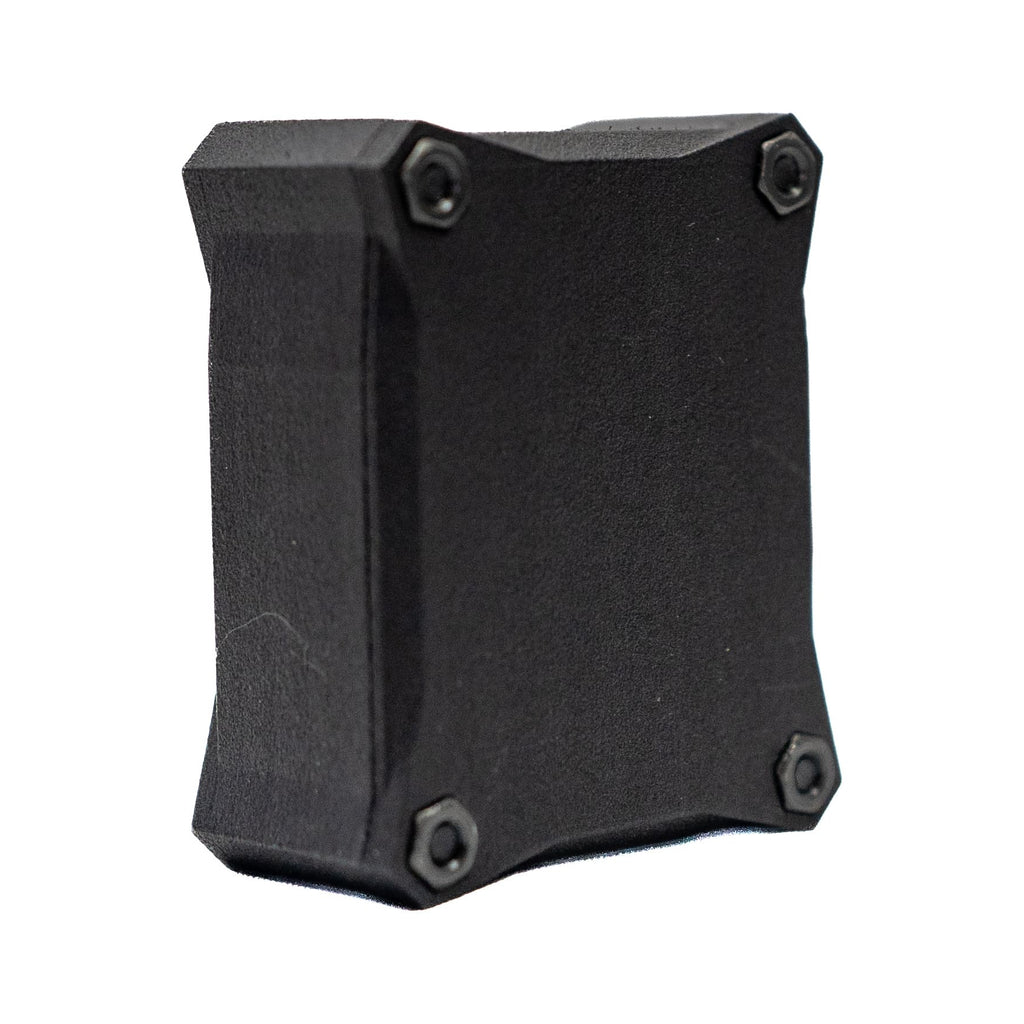 Angled rear view of the Talking Timer with the standard flat back.