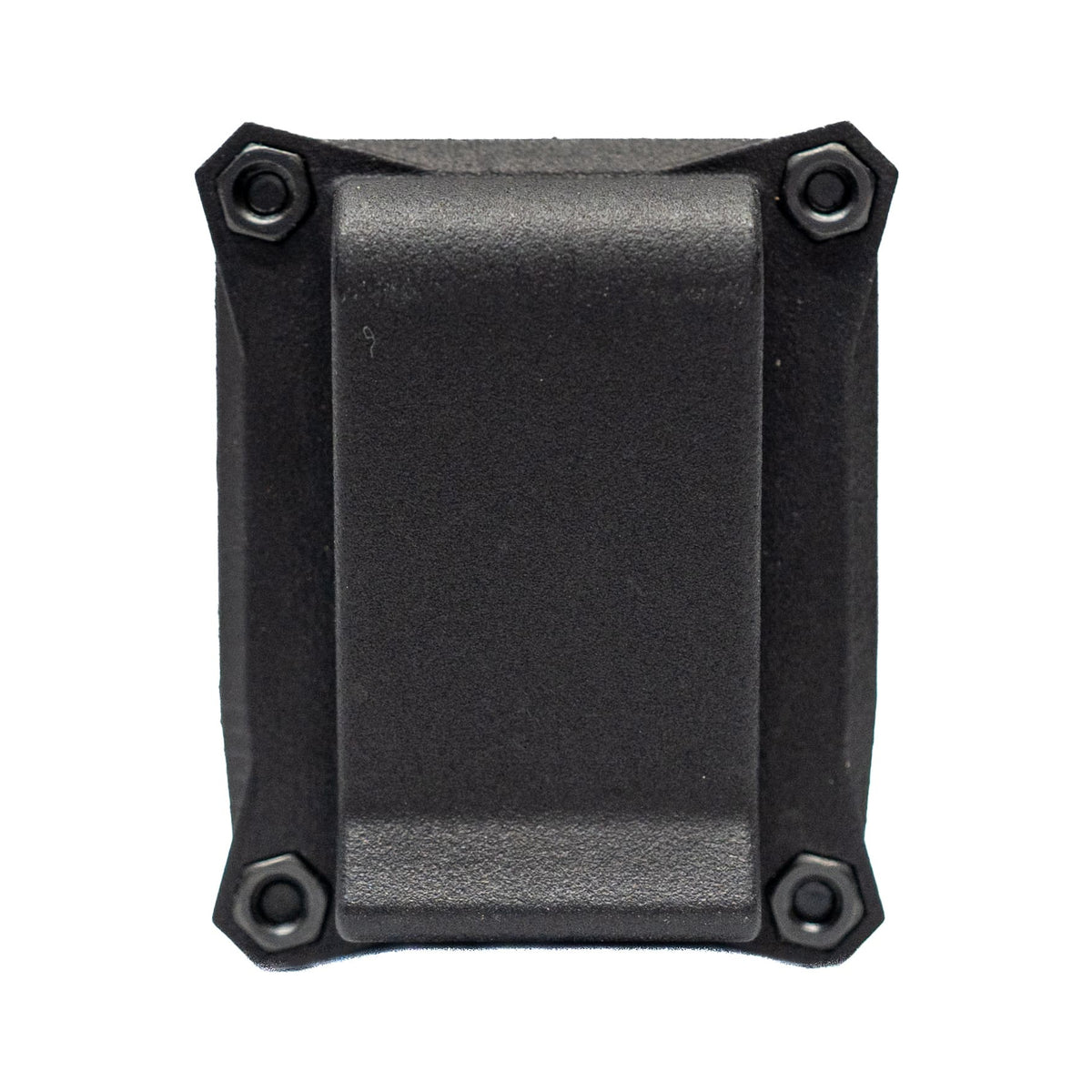 Rear view of the Talking Timer with the hat clip back.
